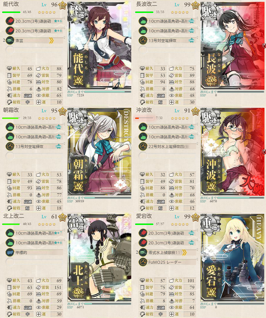 艦これ 18冬イベント E 2甲作戦クリアしました けんたろうの艦これ日記