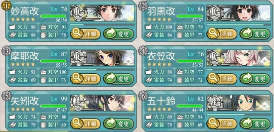 重巡、軽巡