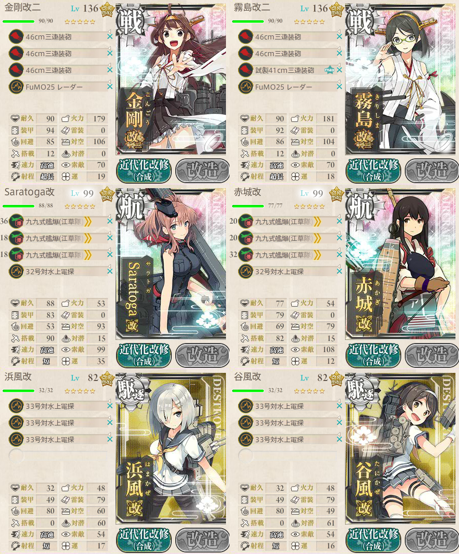 艦これ 精鋭 第八駆逐隊 突入せよ クリアしました けんたろうの艦これ日記